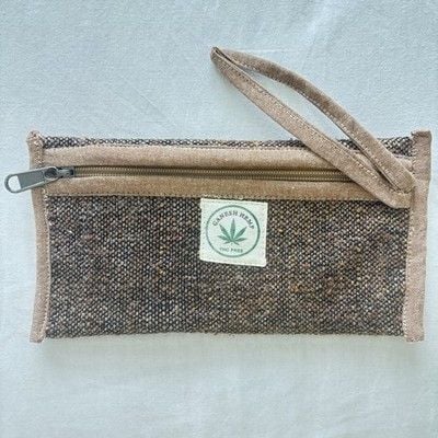 Nepal Hemp Pouch | Natural Eco-Friendly Small Storage Bag | Boho Travel Wallet 12