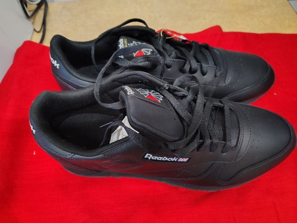 Reebok Classic Leather Running Shoes - Black 4