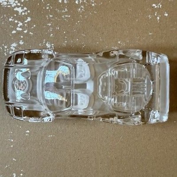 HOFBAUER FERRARI F40  CRYSTAL CAR PAPERWEIGHTS 
