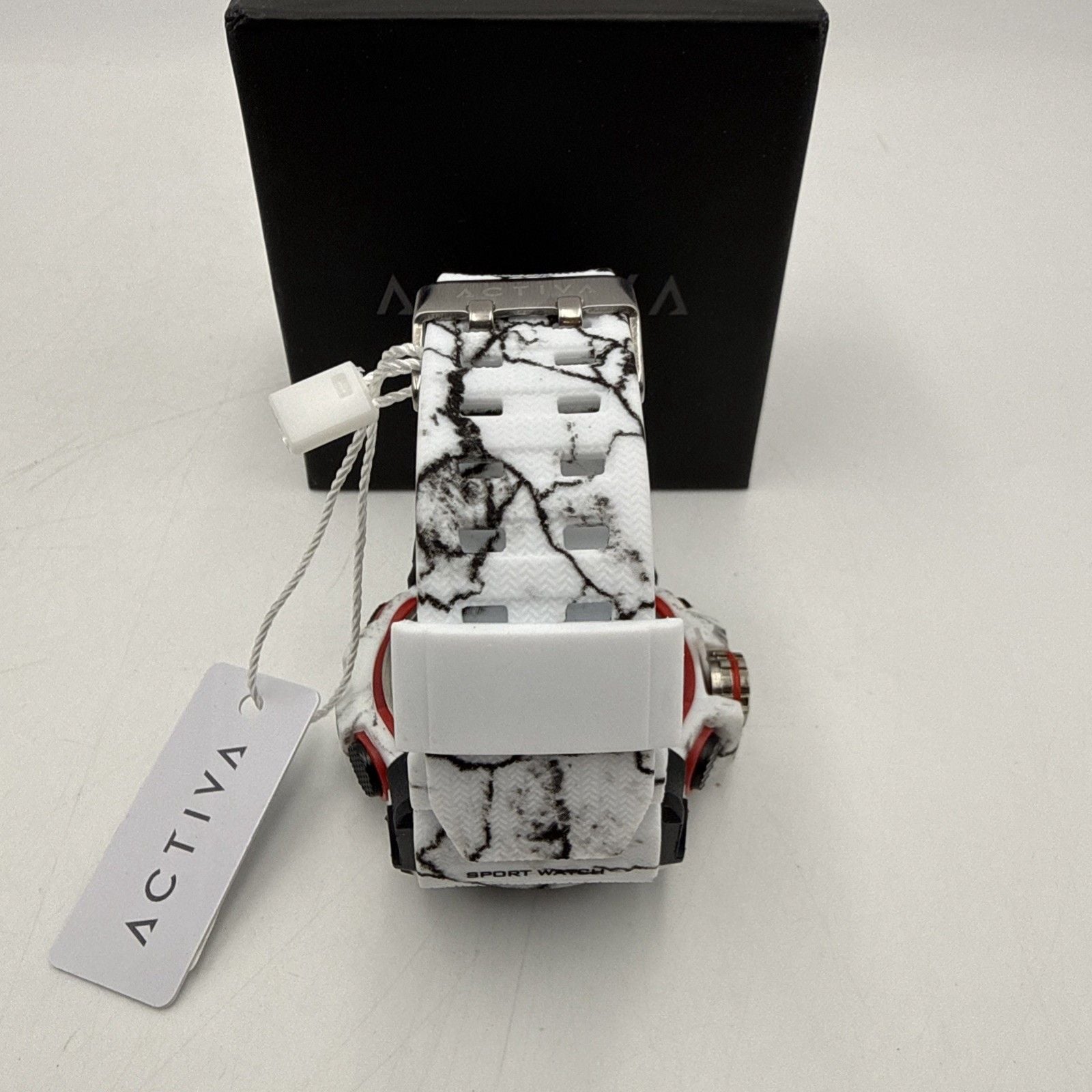 Activa X Invicta ACW8008-003 Digital Essentials 49mm White Camo Watch NIB 9