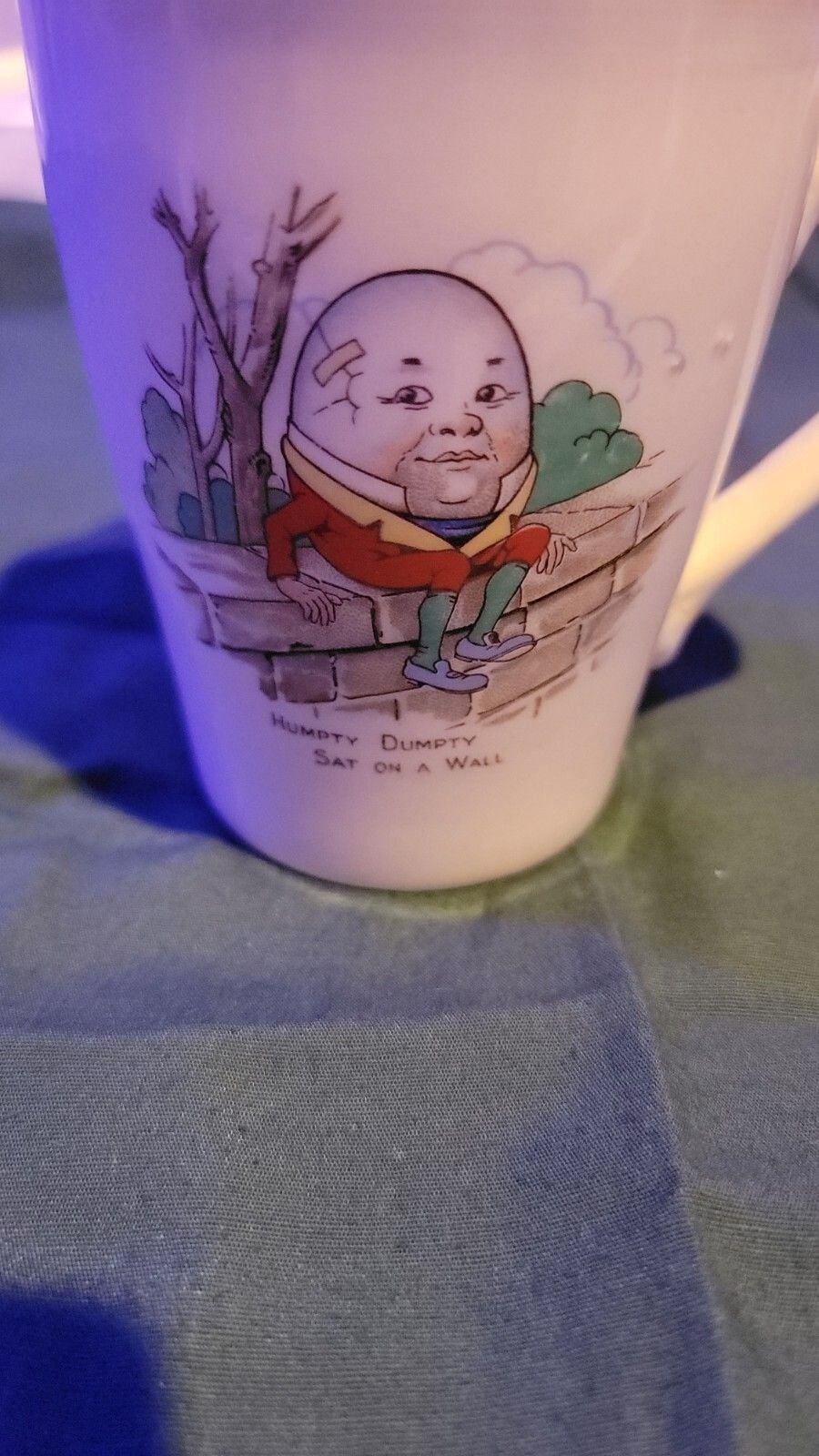 Vintage Humpty Dumpty Coffee Cup By Tams 3