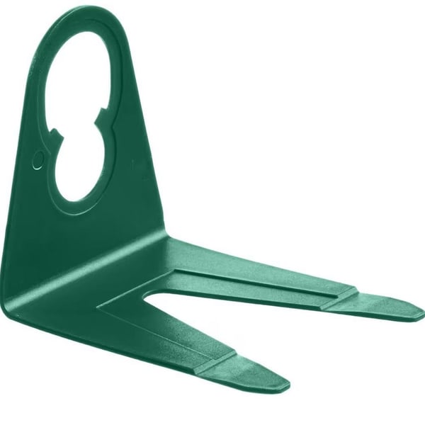 Pack of 100 Original Shingle Tab for C7/E12 C9/E17 Lights, Green, Christmas Ligh