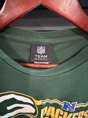 NFL Team Apparel Green Bay Packers NFL Football T-Shirt Shirt XL Green Yellow 3