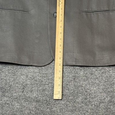Umen Studio Suit Mens Large 33x33 Gray Viscose Polyester Classic 2 Piece 8