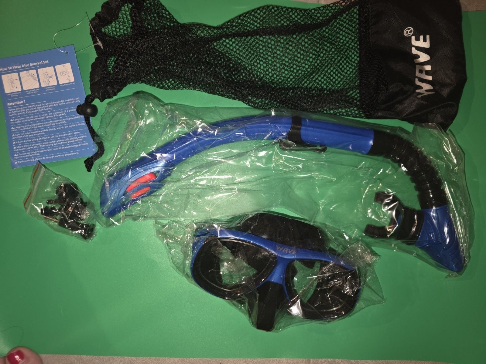 Nearsighted Snorkel Gear, Nearsighted Dry Snorkel Mask Set for Adult Youth, -2 1