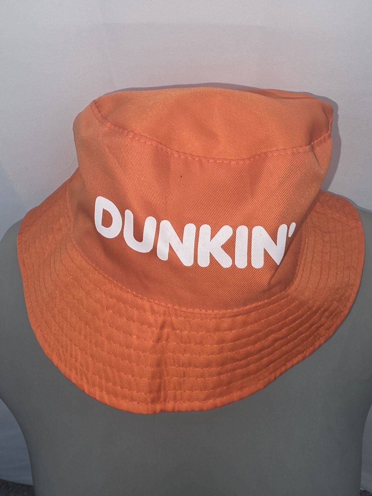 Dunkin Donuts Bucket Hat Reversible Orange Purple New Promo Coffee dunks 2