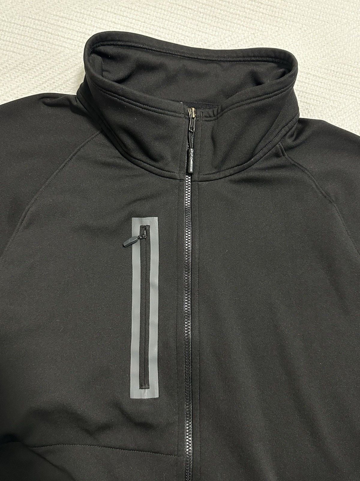 THE NORTH FACE Size M Men’s Full Zip Hardfaced Jacket Black Performance Outdoor 9