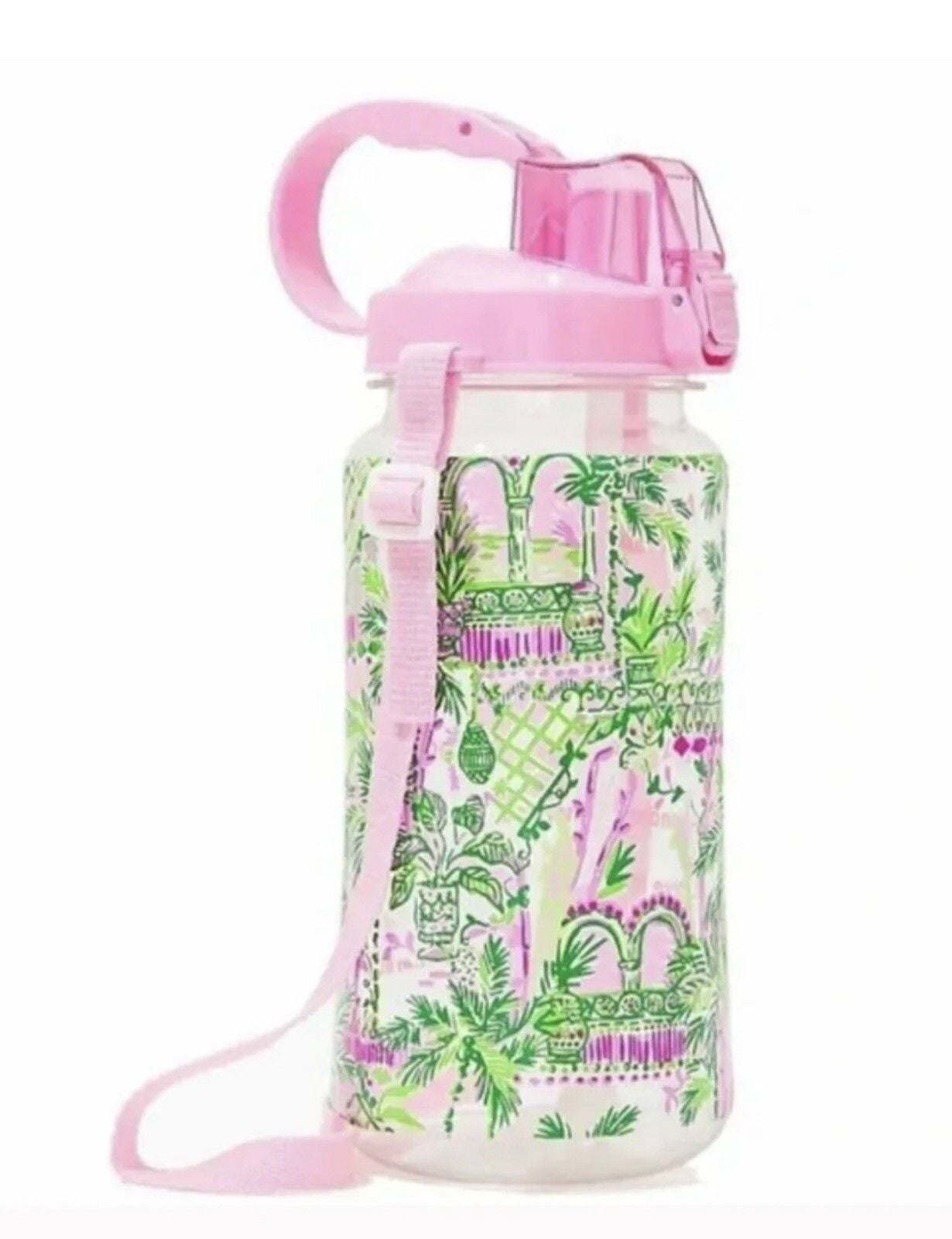 New Lilly Pulitzer GWP Water Sports Drink Bottle Mandevilla Baby Always Worth It 1