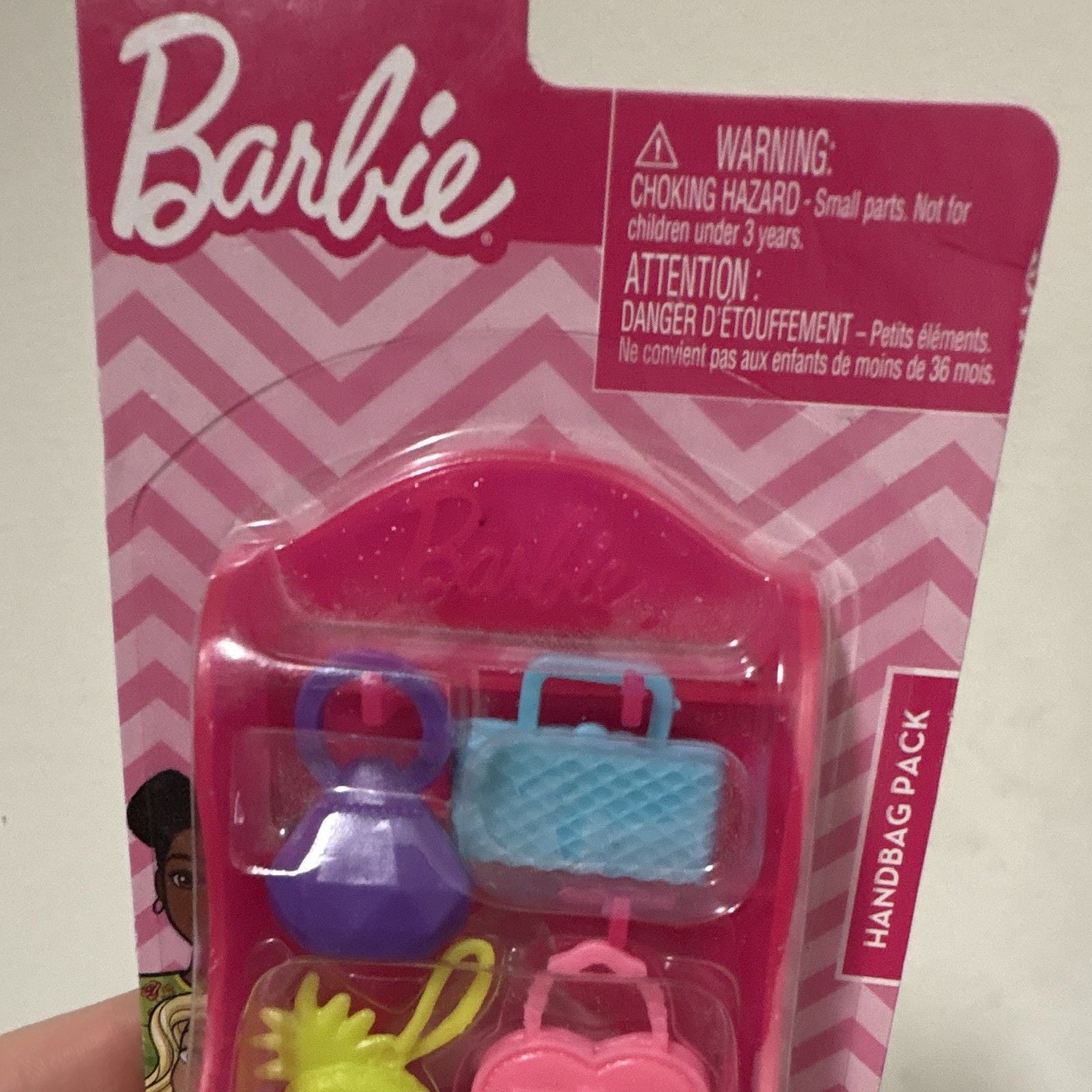 Mattel Barbie Handbag Pack 4pc Accessories for 11in Fashion Doll GVY22 2