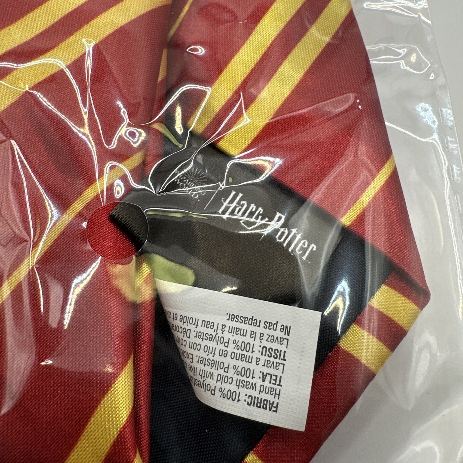 New Sealed Harry Potter Gryffindor Adult Costume Tie Cosplay 4