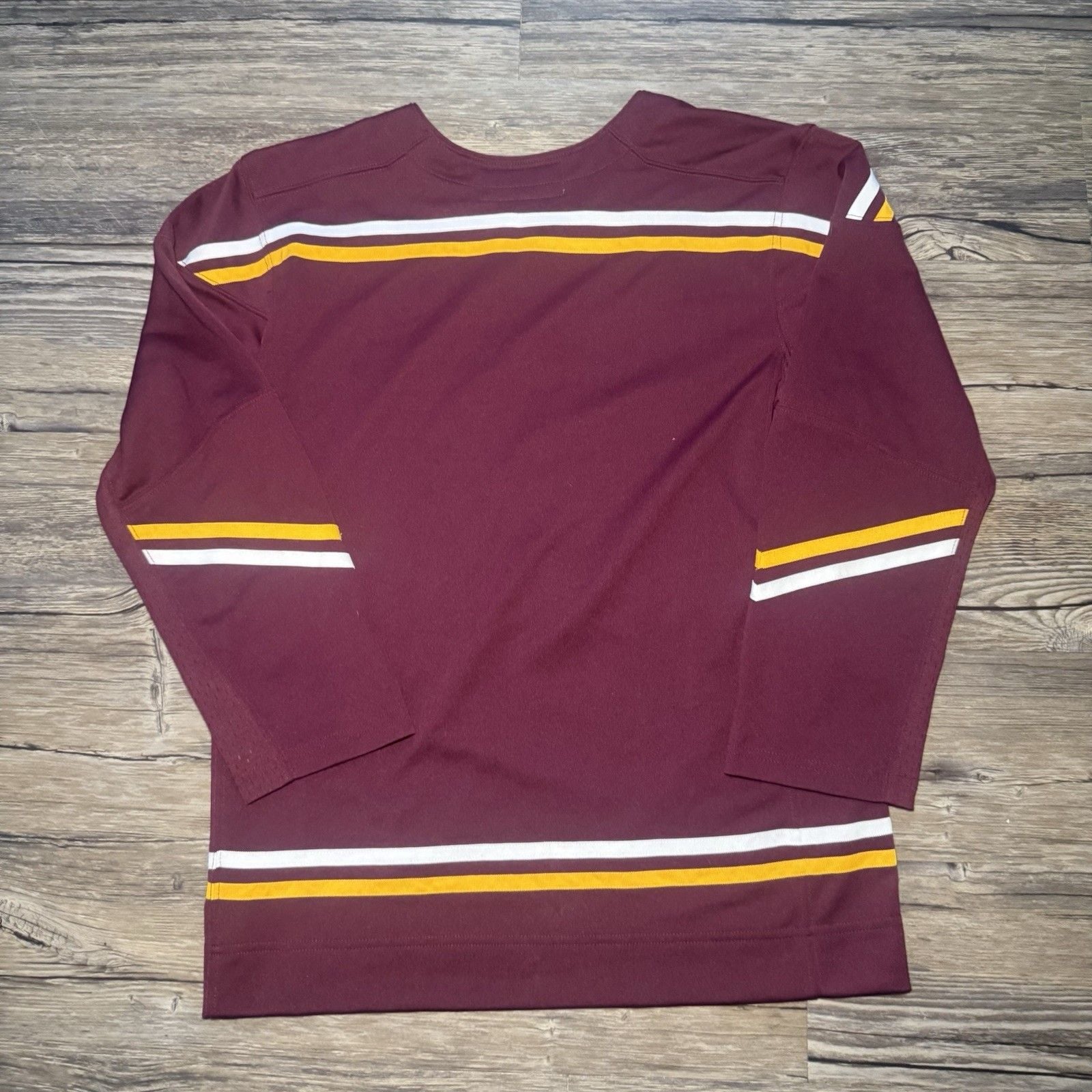 Nike Minnesota Golden Gophers Hockey Jersey Youth Large L Maroon NCAA 4