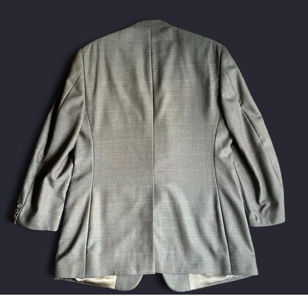 Brooks Brothers Blazer 44r Gray Glen Plaid Made in USA Vintage 90s 8
