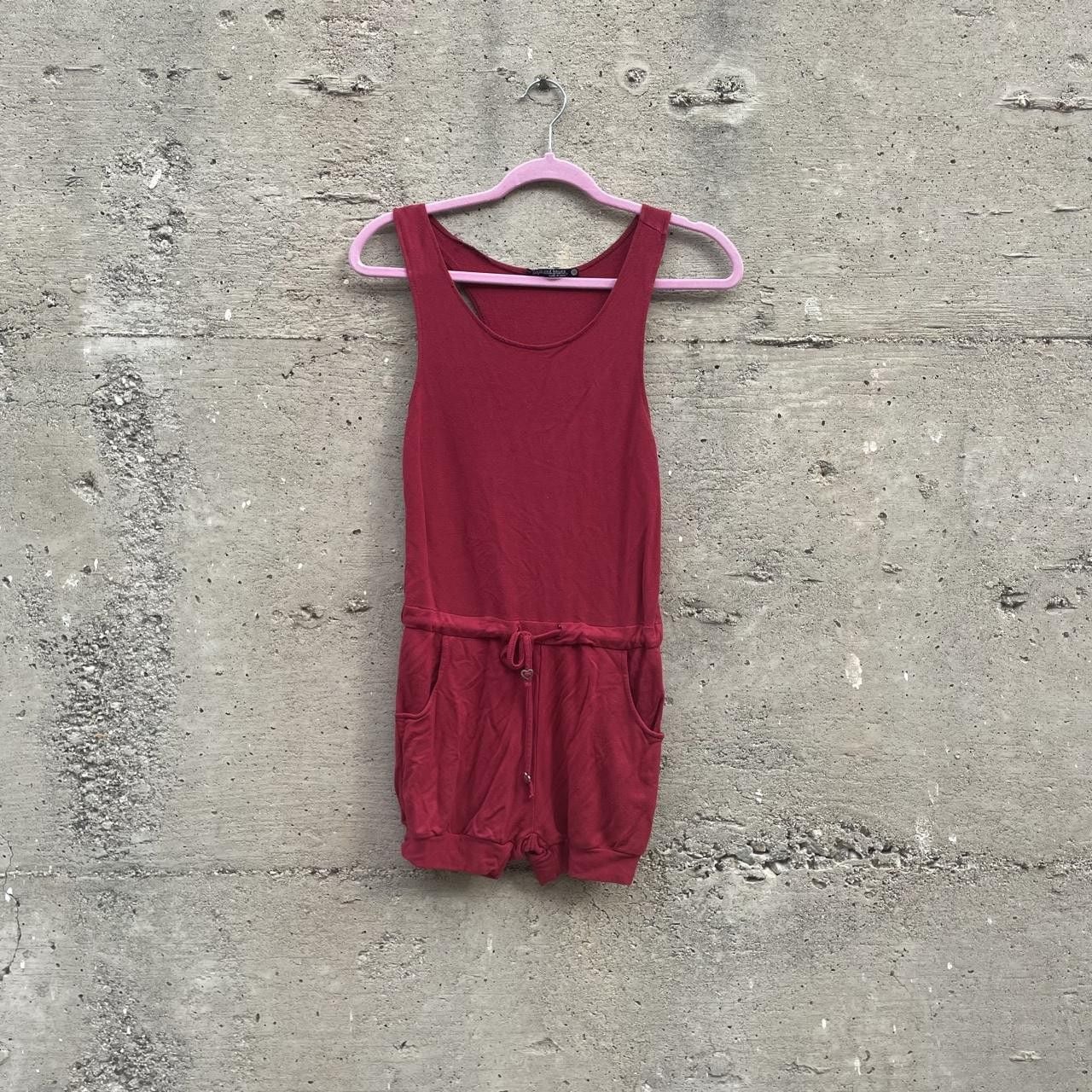 y2k red romper 7