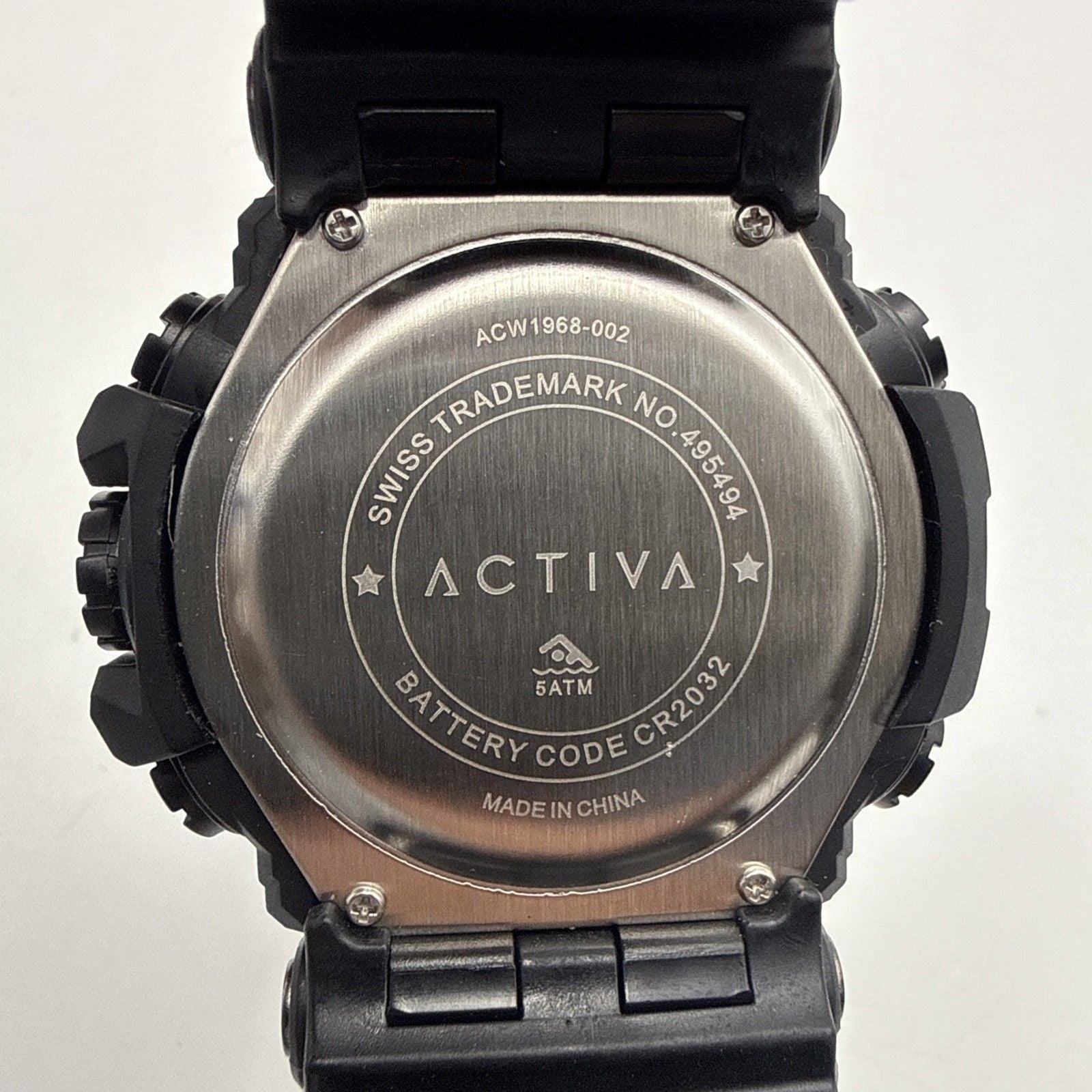 Activa Hexstrike X Invicta ACW1968-002 56mm Black Green Digital Watch New In Box 14