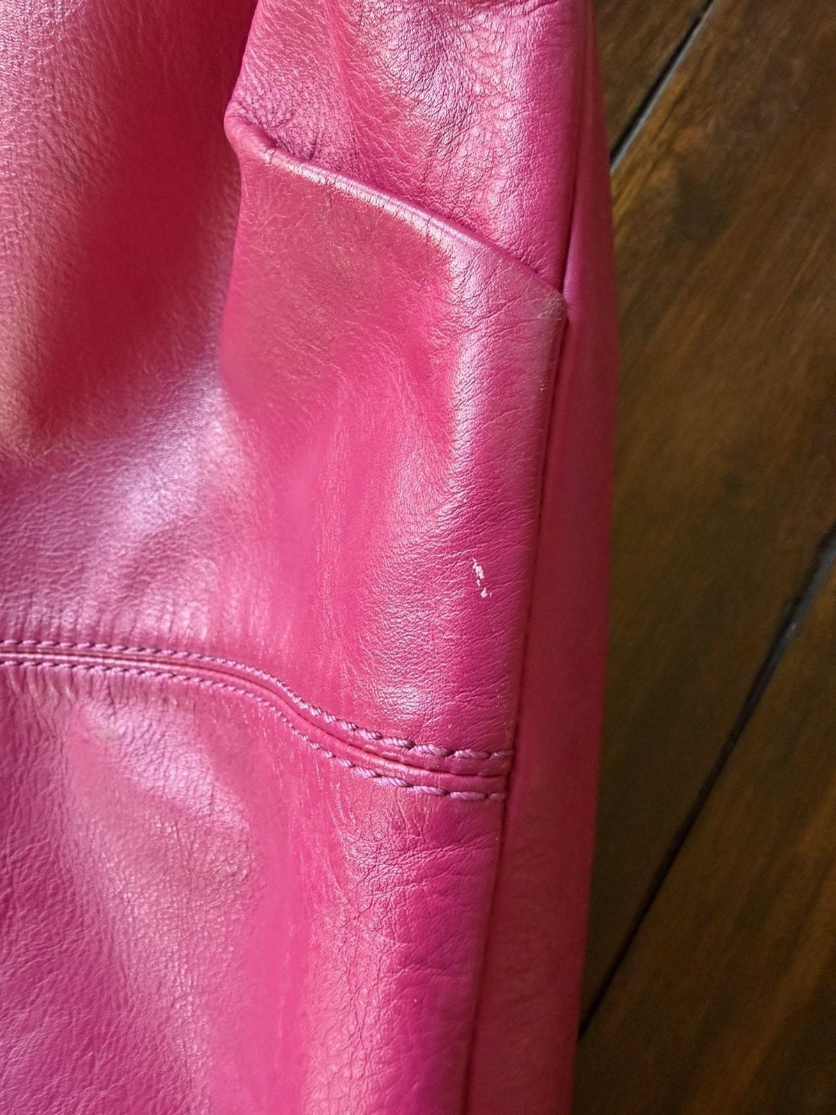 Coach F15064 Pink Leather Duffle Hobo Shoulder Crossbody Bag Y2K Style 15