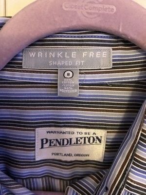 Women’s Pendleton Vintage Striped Button Down Blouse Size 8 3