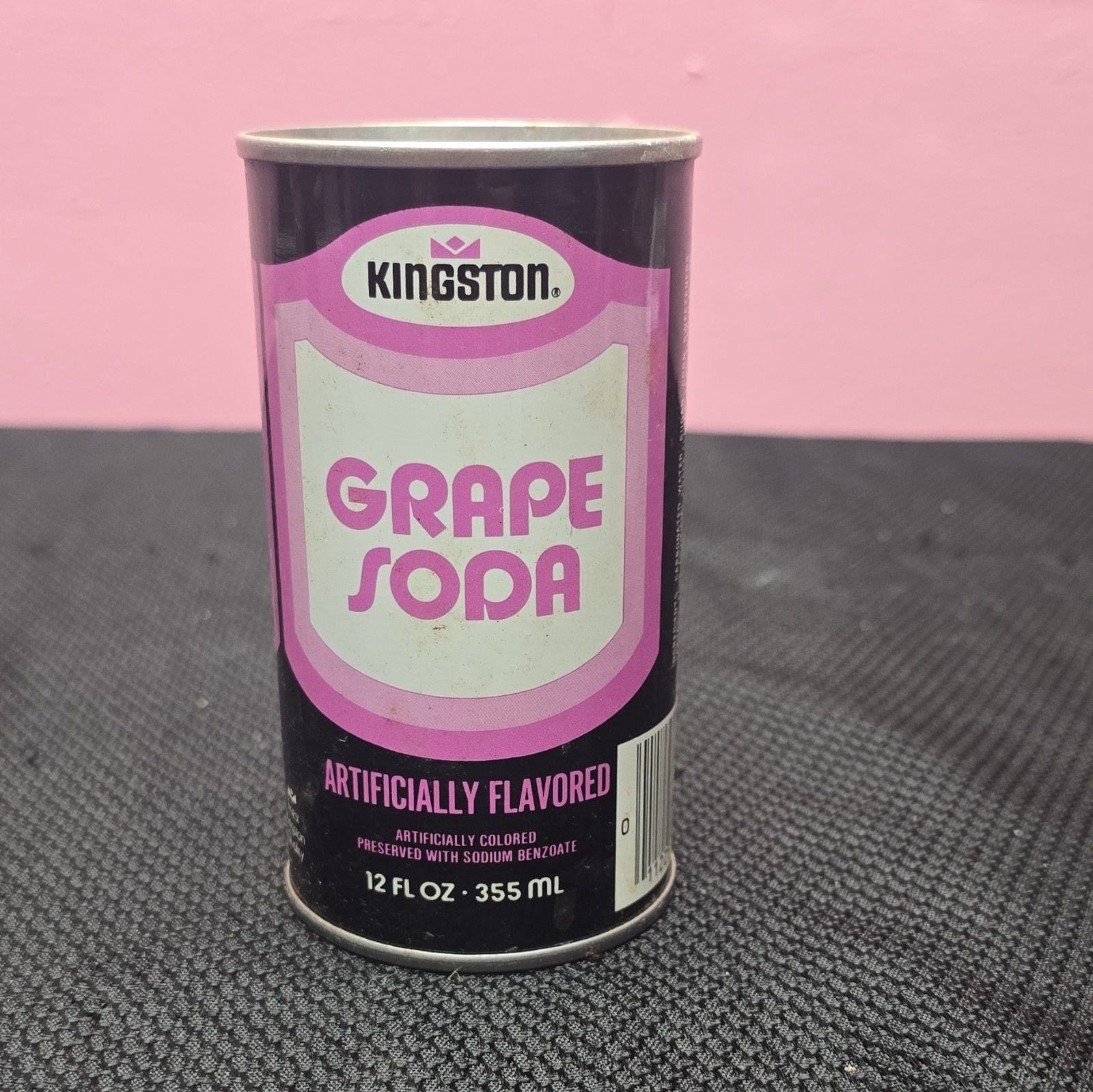 Kingston Soda Advertising Cans Lot of 4 12 oz Orange Grape Cherry Cola Root Beer 4
