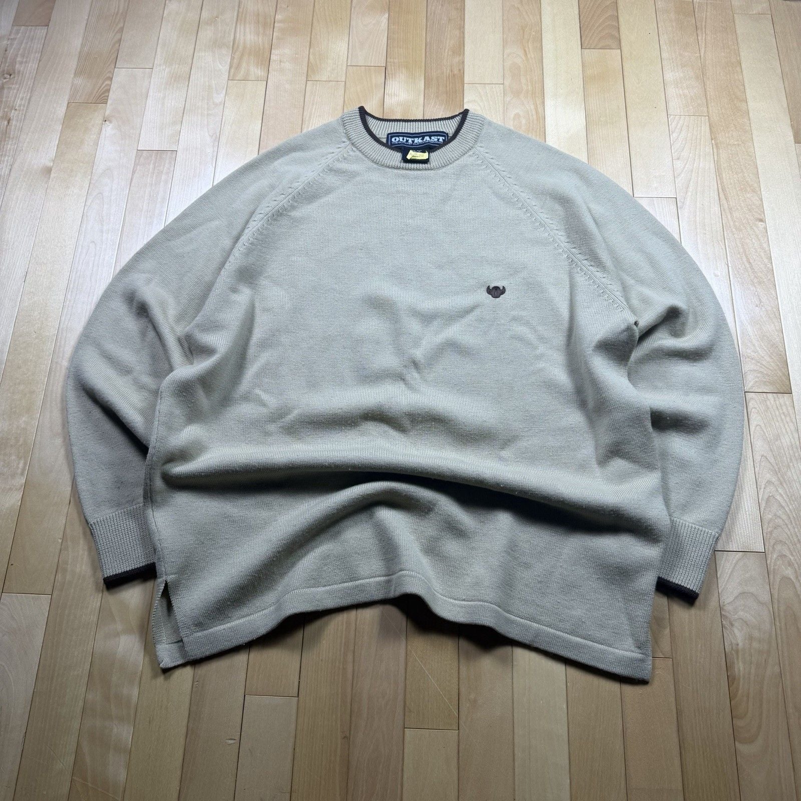 Vintage Outkast Clothing Co Sweater Mens XL 100% Wool Y2K Hip Hop Rap Andre 3000 3