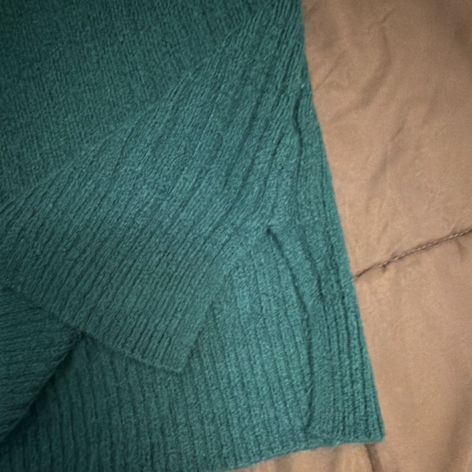 Old Navy Green Ribbed Knit Pullover Sweater Women's 5
