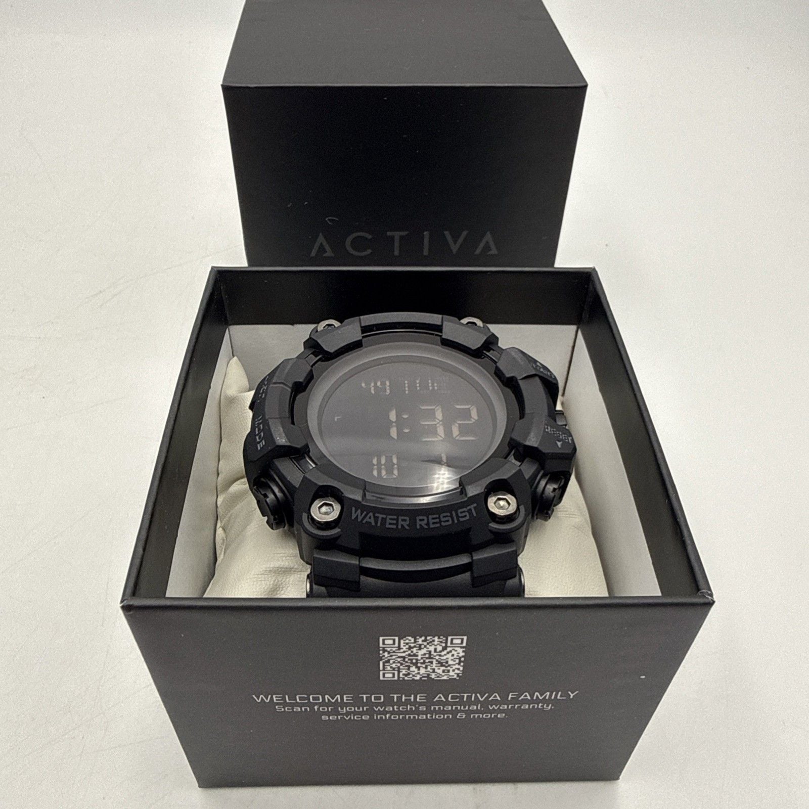 Activa Hexstrike X Invicta ACW1968-002 56mm Black Green Digital Watch New In Box 15