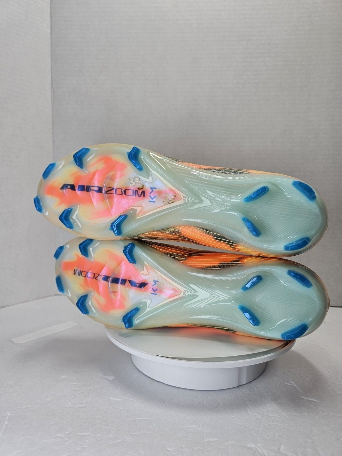Nike Mercurial Vapor 16 Elite FG Mbappe US 9 Melon Tint Soccer Cleats FQ8683-801 15