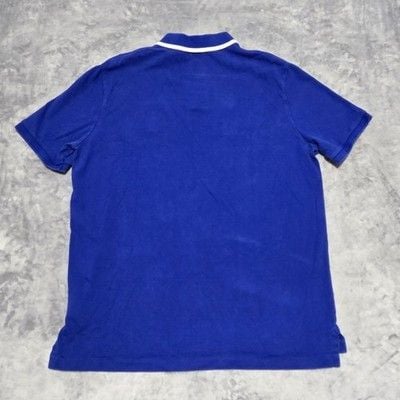 POLO Ralph Lauren Polo Bear Logo Men's Royal Blue Preppy Classic Fit Polo Size L 11