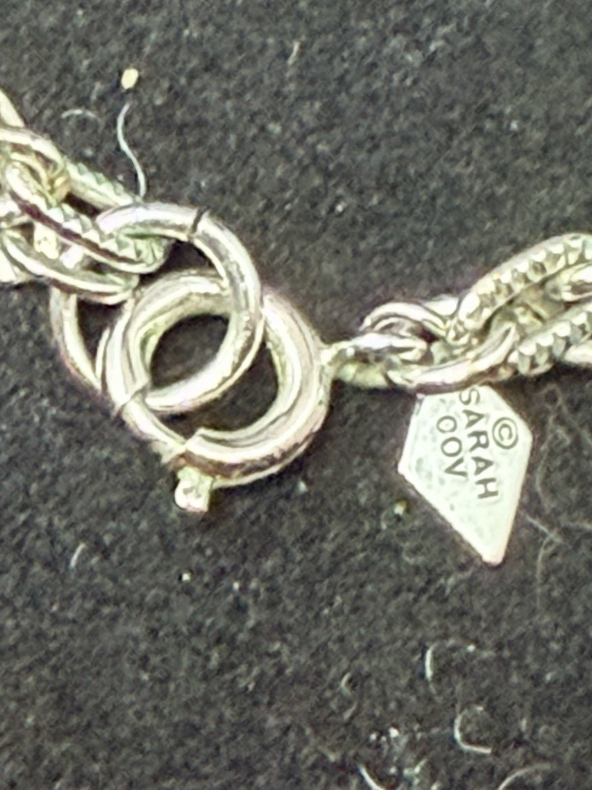 Sarah Coventry 34" Layered Chain Necklace Silver Tone Classic Simple Cable 12
