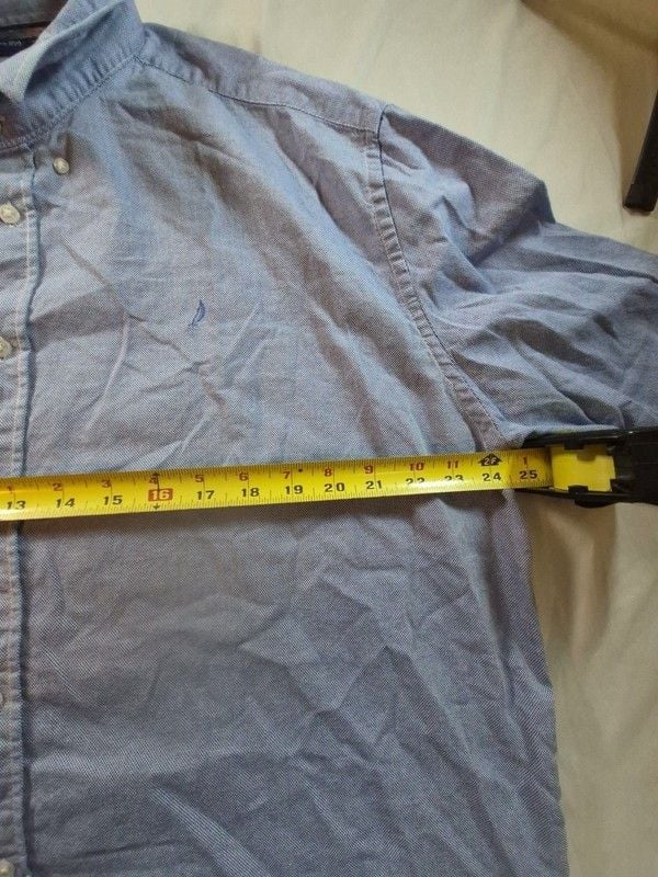 Regatta Sport Blue Button-Down Long Sleeve Shirt 1XL 5