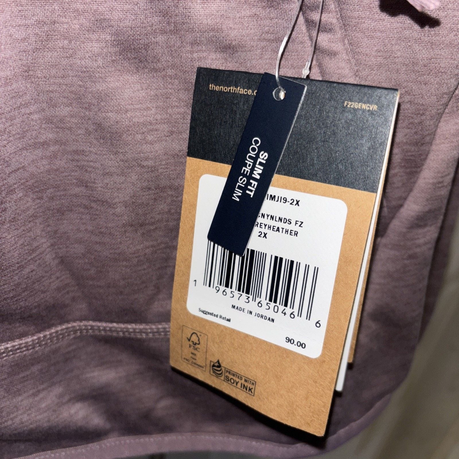 The North Face Women's Canyonlands Full Zip Jacket Plus 2XL FawnGreyHeather 5
