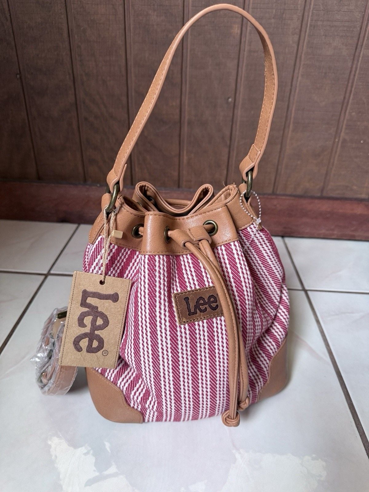 Montana West x Lee Bucket Bag Drawstring Hobo Purses Crossbody Shoulder Handbags 10