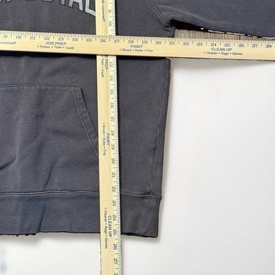 Aeropostale Men’s Medium Acid Grey Hoodie Y2K Cotton Blend 6