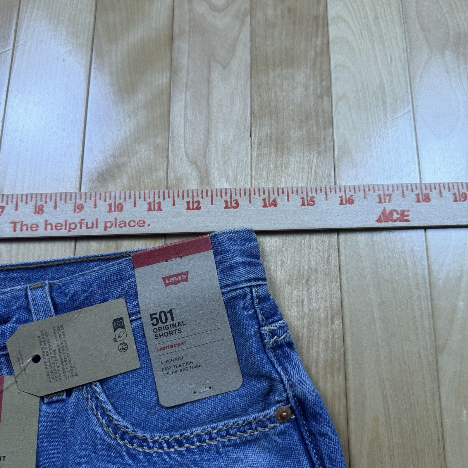 Levi's 501 High Rise Cutoff Denim Shorts W27 Distressed Raw Hem NWT Y2K 7