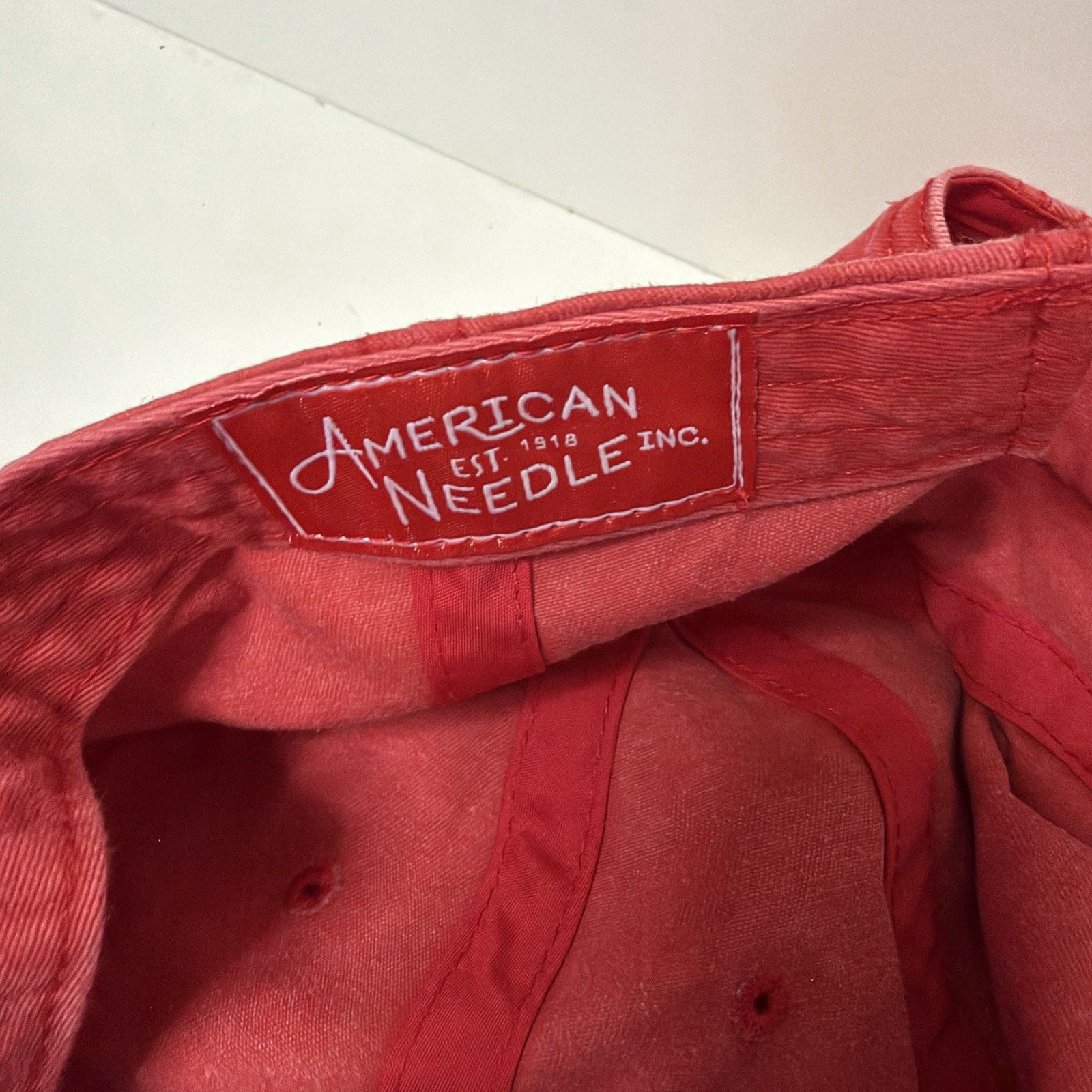 Coca Cola Cap Hat Red Canvas Adjustable Six Panel Vented American Needle 7