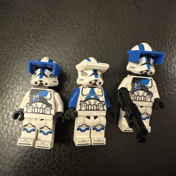 LEGO Star Wars 501st Clone Heavy Troopers Minifigures Lot of 3