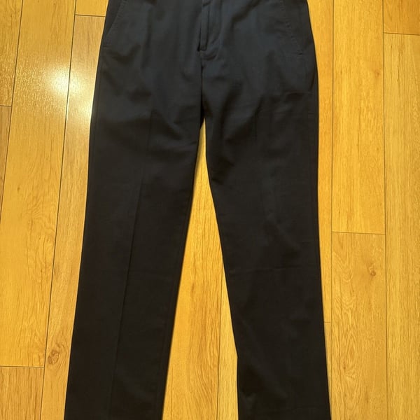 Dockers Pants Mens 34x34 Navy Straight Fit Flat Front Performance Stretch Chino