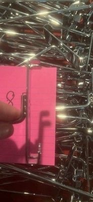 8" Chrome Gridwall Hooks Heavy Duty Hanger Display Hooks Retail 85 pc 2