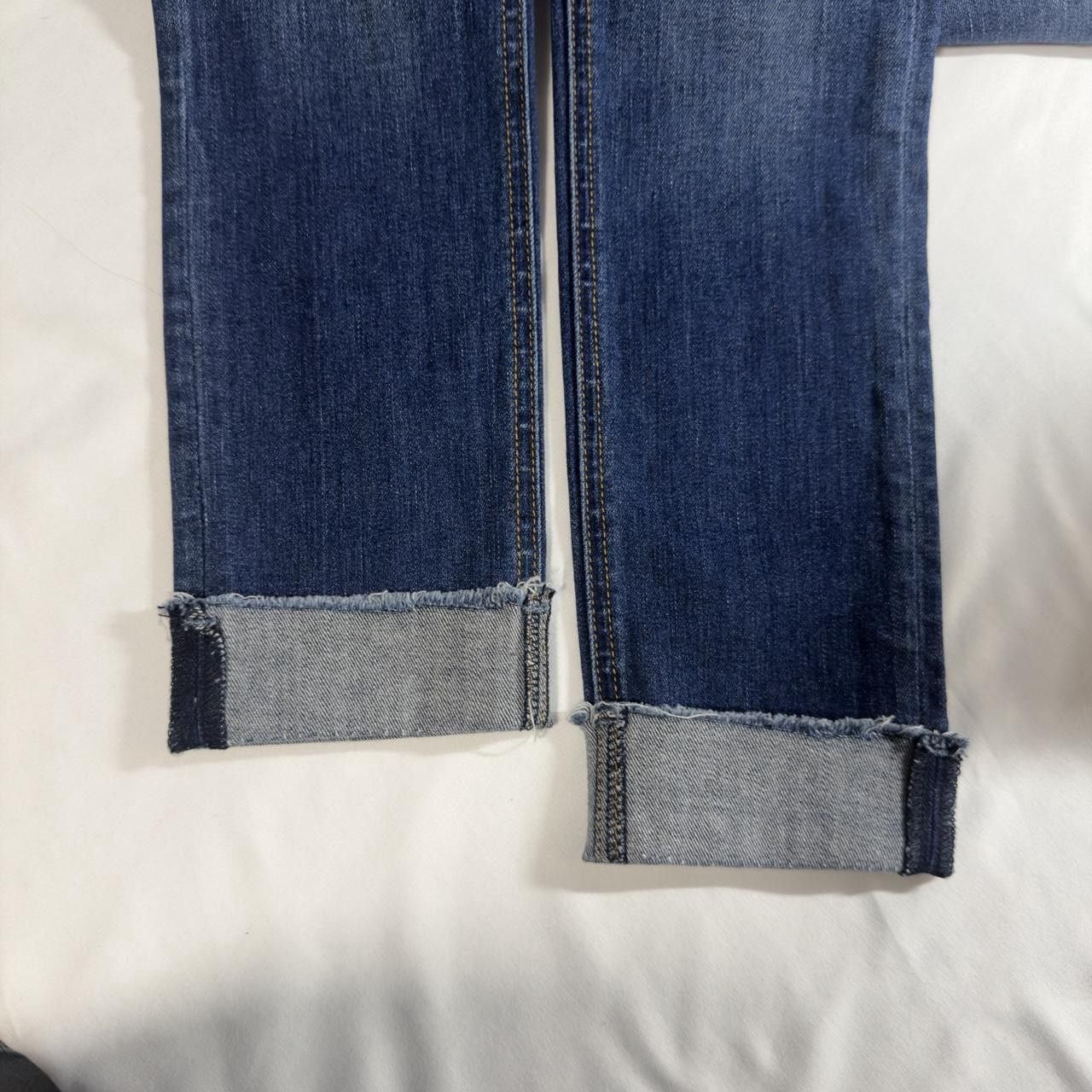 Rag & Bone ankle skinny jeans in size 24. Navy blue denim with high rise and tapered fit. #ankle #highrise 8