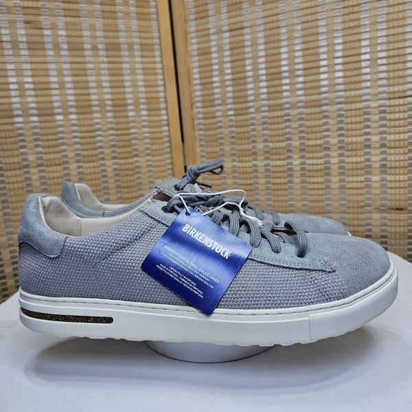 Birkenstock Bend Low Gray Knit Suede Sneakers Men's Size 12 EU 45