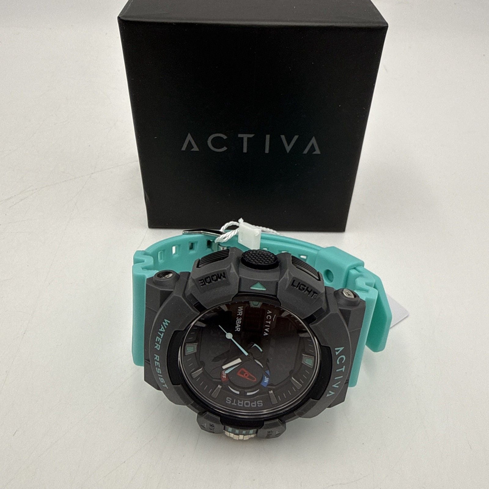 Activa Vord X Invicta Digital Men’s Watch 49mm Light Blue ACW8043-007 New In Box 7