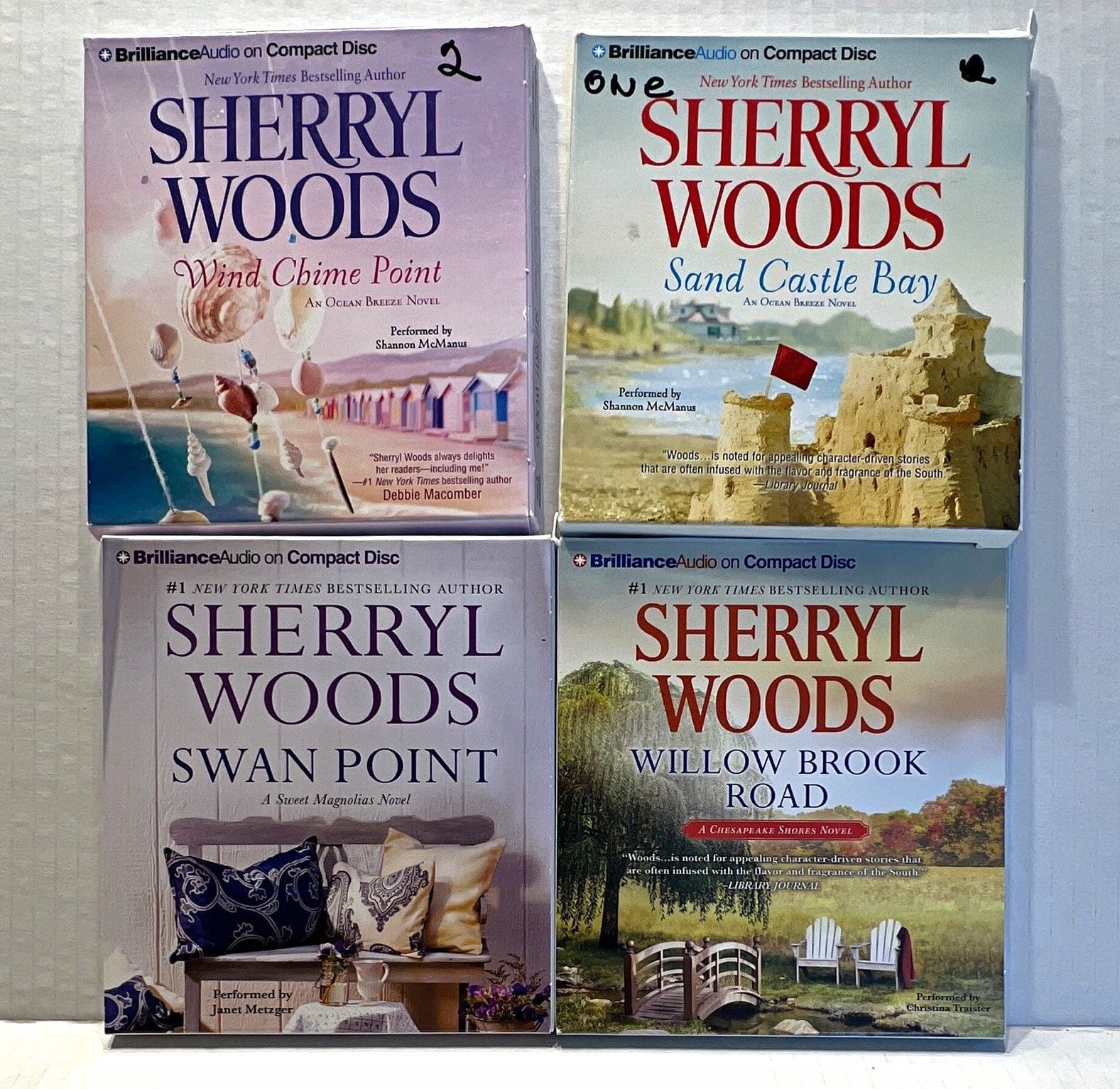 Sherryl Woods Willow Brook Road Chesapeake Shores Abridged Audio CD 5h 6m 1