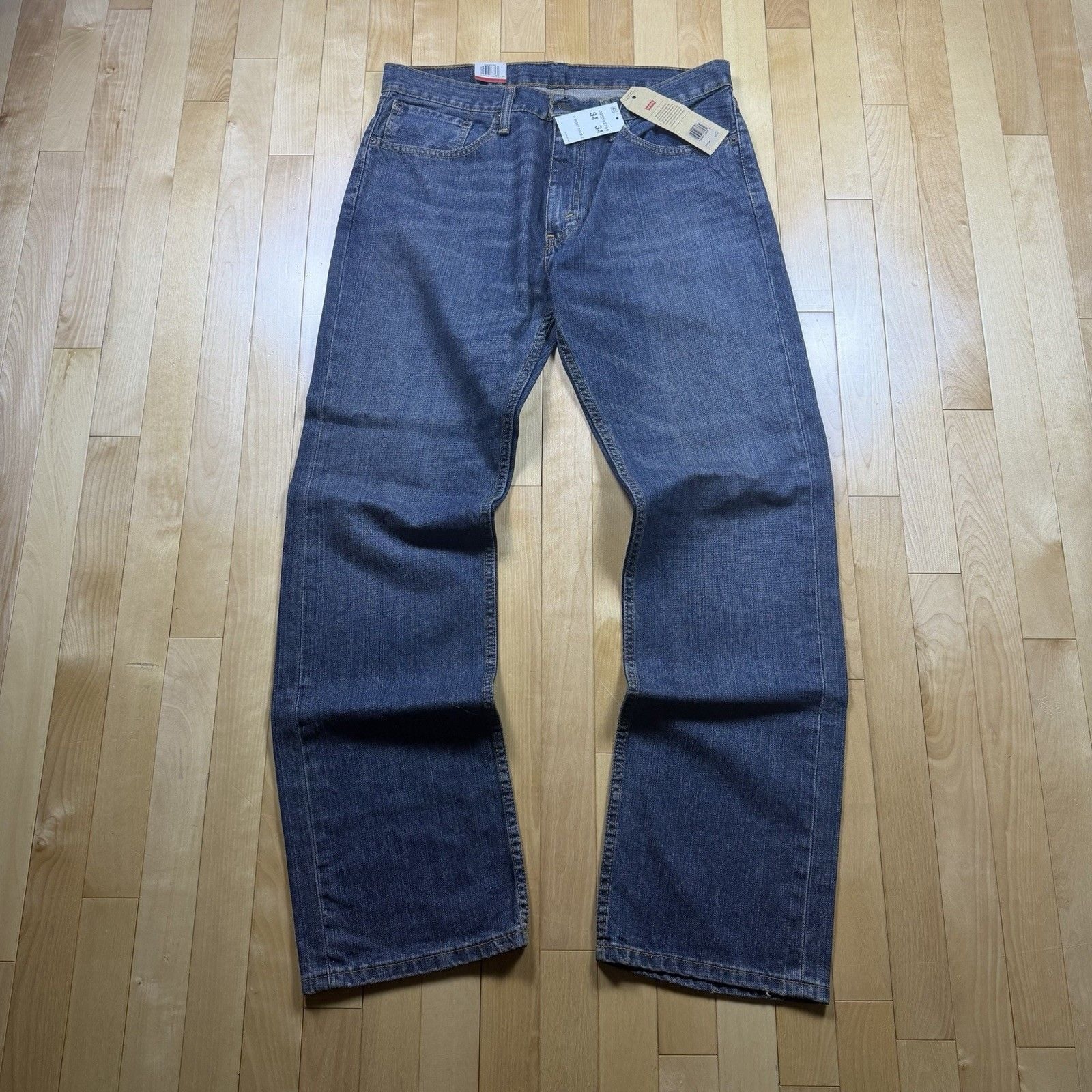 Levi’s 559 Jeans Mens 34x34 Relaxed Straight Dark Wash Denim NWT 00559-2765 5