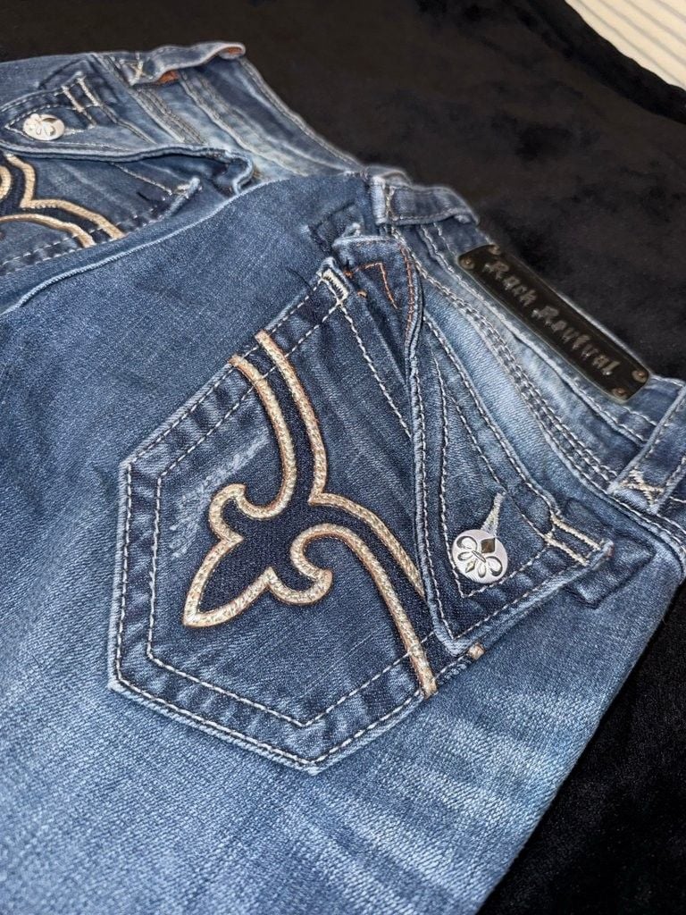 Rock Revival Women's Blue Denim Jeans 3
