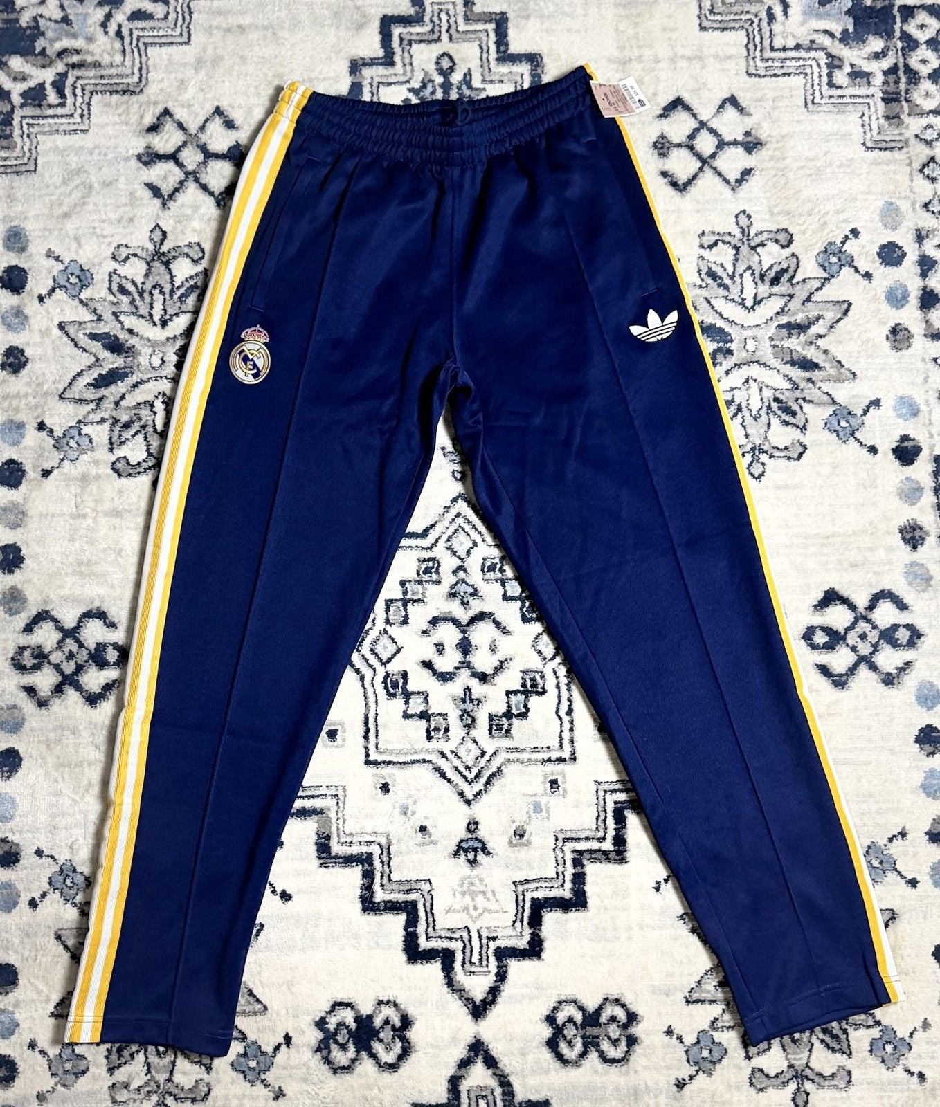 Adidas Real Madrid OG Pant size Medium 25/26 Navy Cotton Polyester Athletic Pant 2