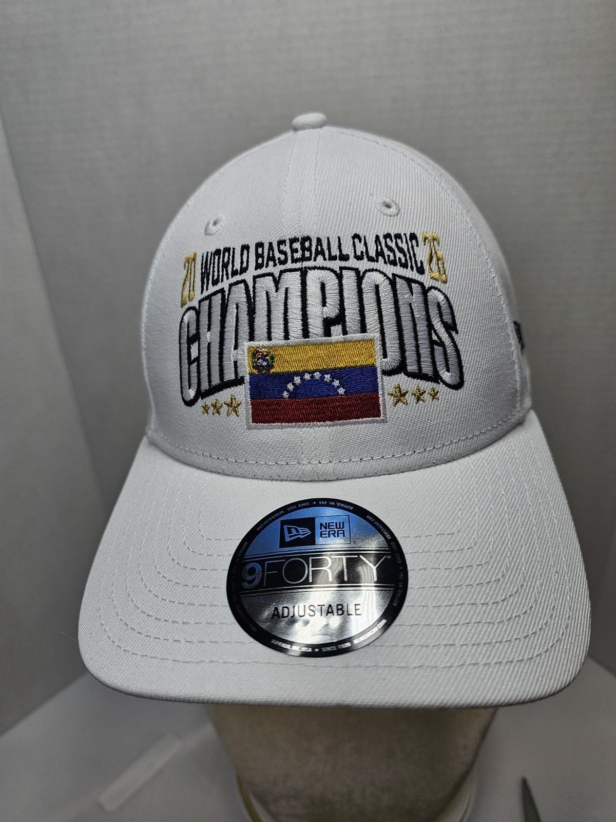 New Era Venezuela 2026 WBC Champions 9FORTY Adjustable Hat White NWT 4