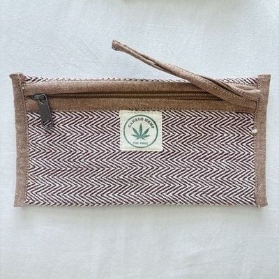 Nepal Hemp Pouch | Natural Eco-Friendly Small Storage Bag | Boho Travel Wallet 9