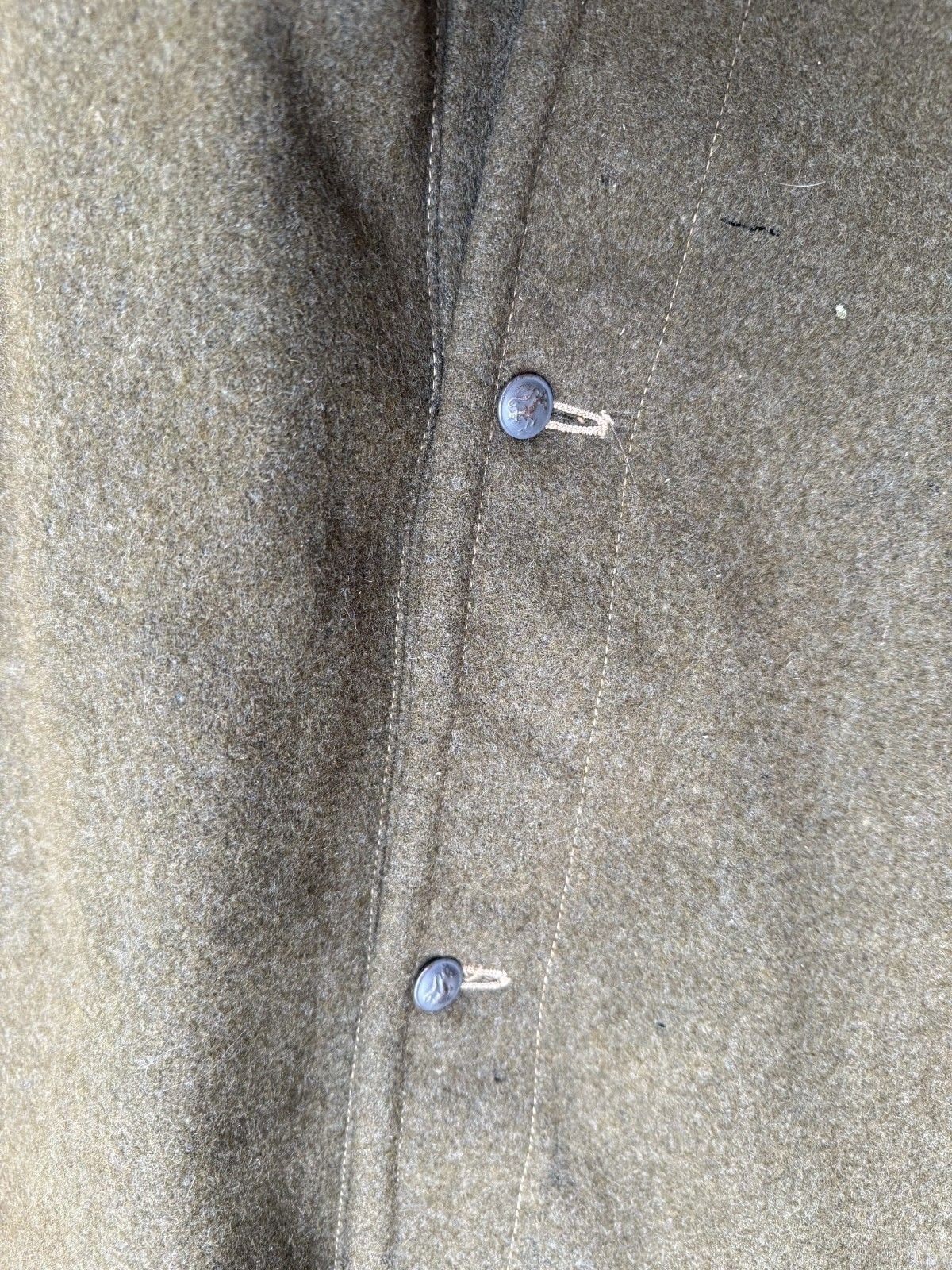1948 British Army 1940 Pattern Dismounted Wool Greatcoat Size 8 Military 18