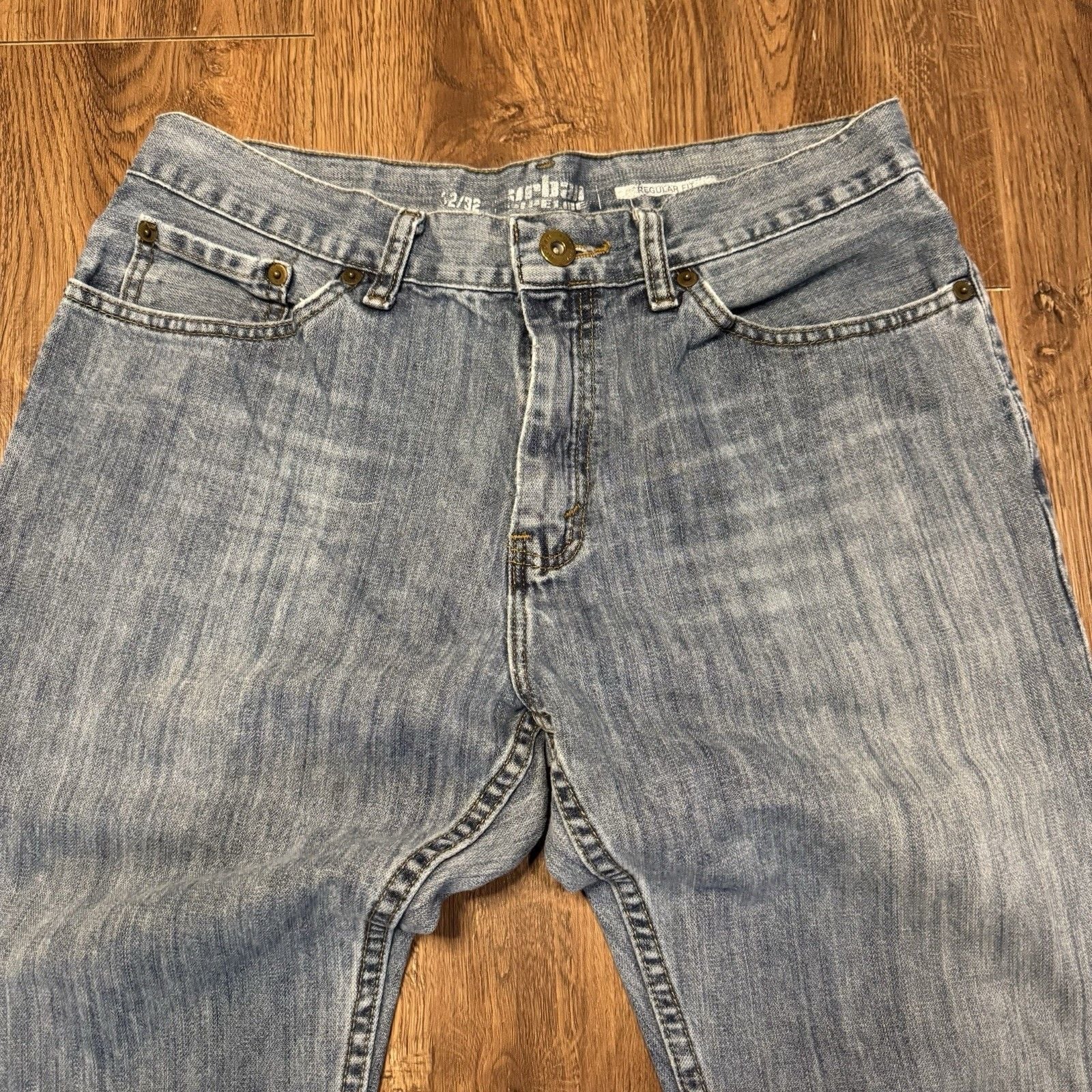 Discontinued Urban Pipeline Mens Denim Jeans 32x32 Medium Wash Straight Fit 4