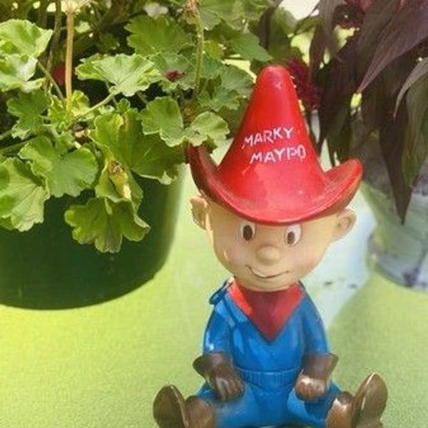 VTG 1960’s Maypo Maple Oatmeal Cereal Advertising Mascot Marky Maypo Vinyl Toy