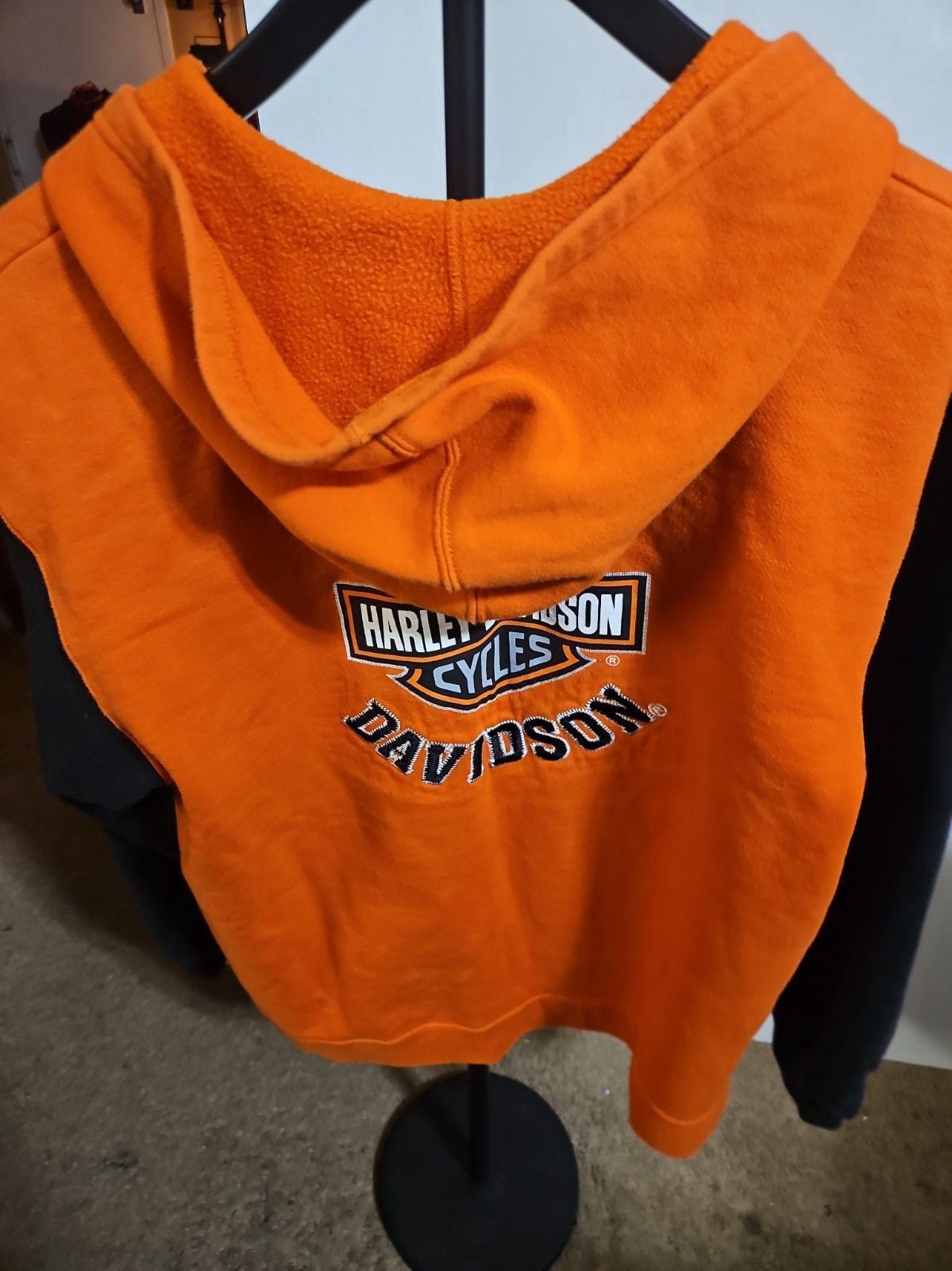 Harley Davidson Full Zip Colorblock Hoodie L 4