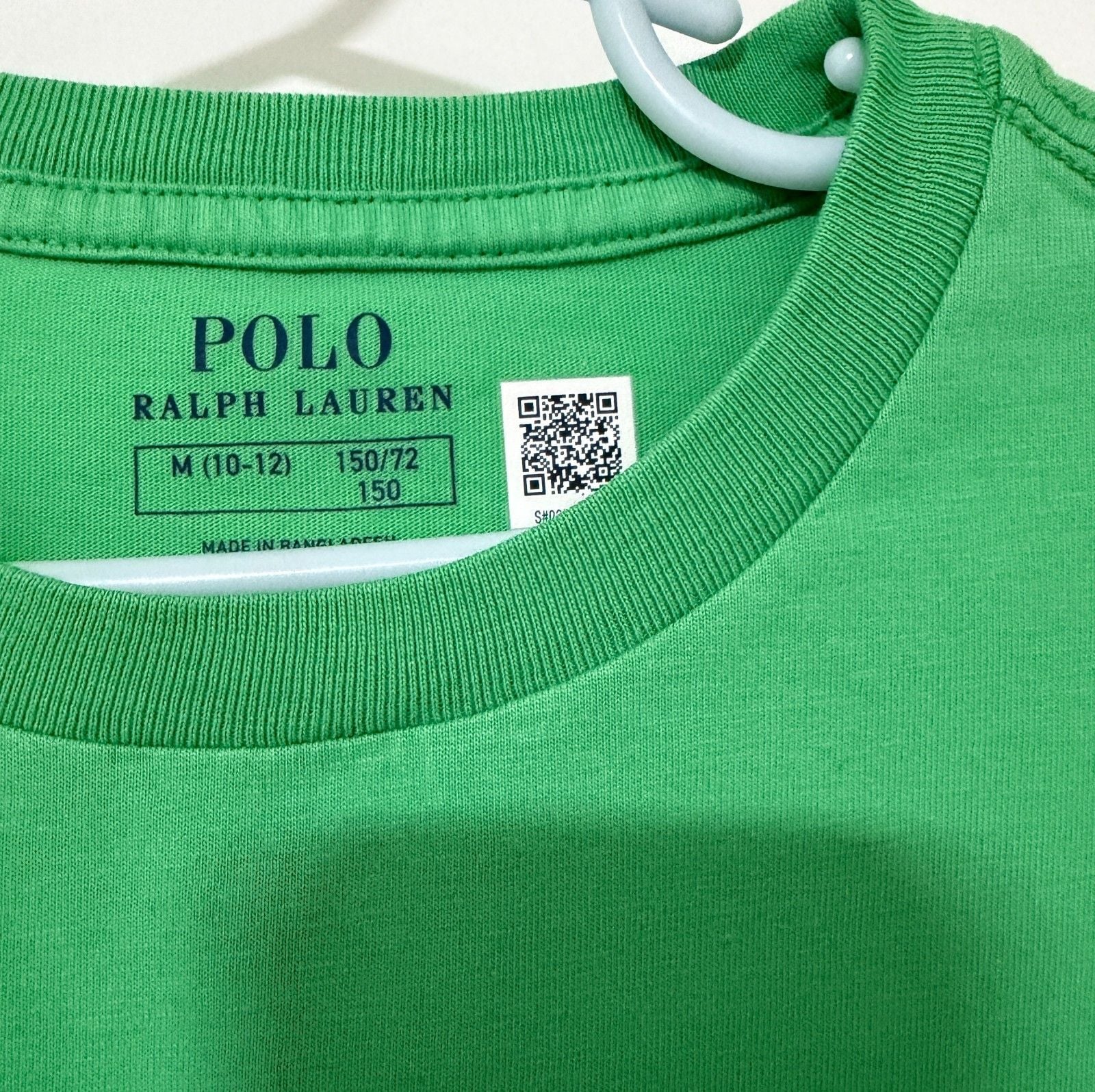 Polo Ralph Lauren Boys T-Shirt Size M 10-12 Green Short Sleeve Embroidered Pony 4